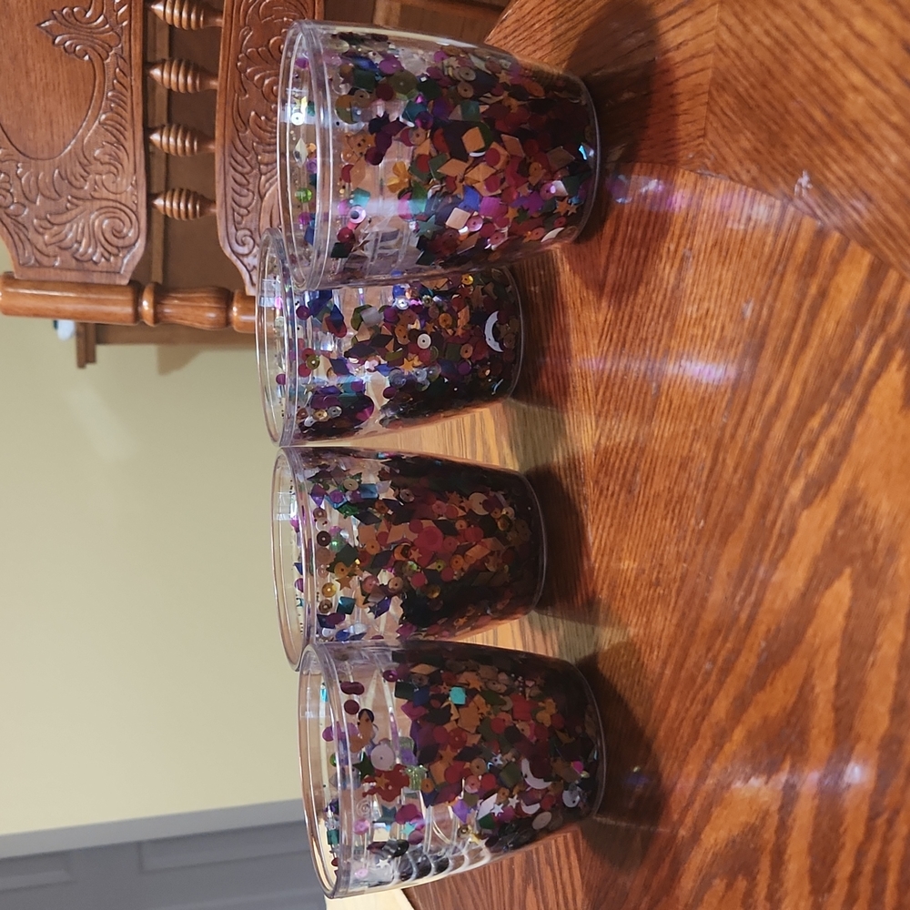 Vintage confetti Tervis tumbler set of 4